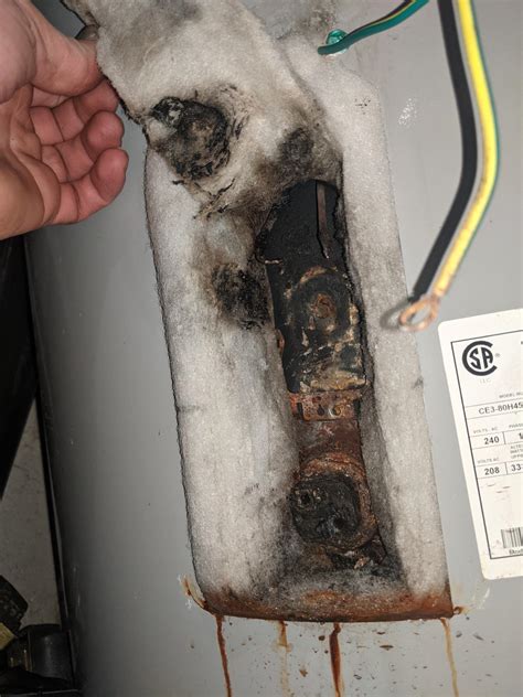 hot water heater leaking from element|Need help! Leaking from lower element